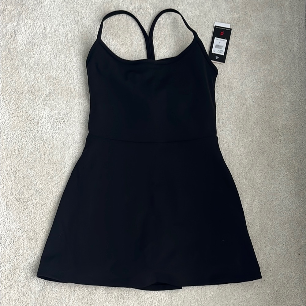 Peloton Spiritual Gangster Black Active Dress